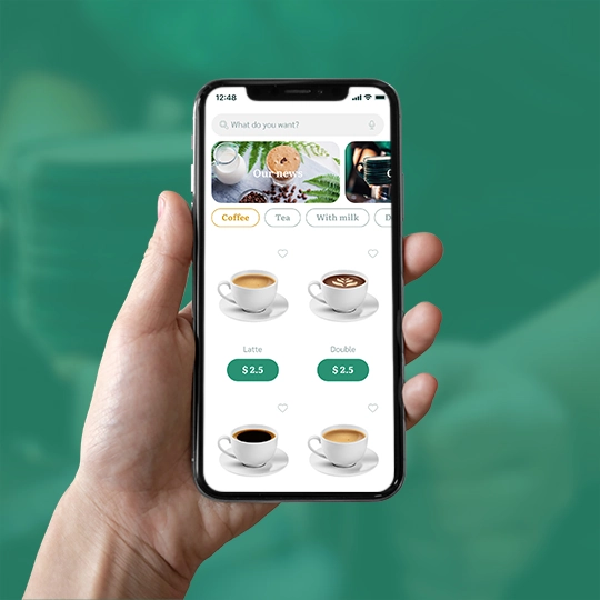 Coffee lynx: ux/ui mobile app