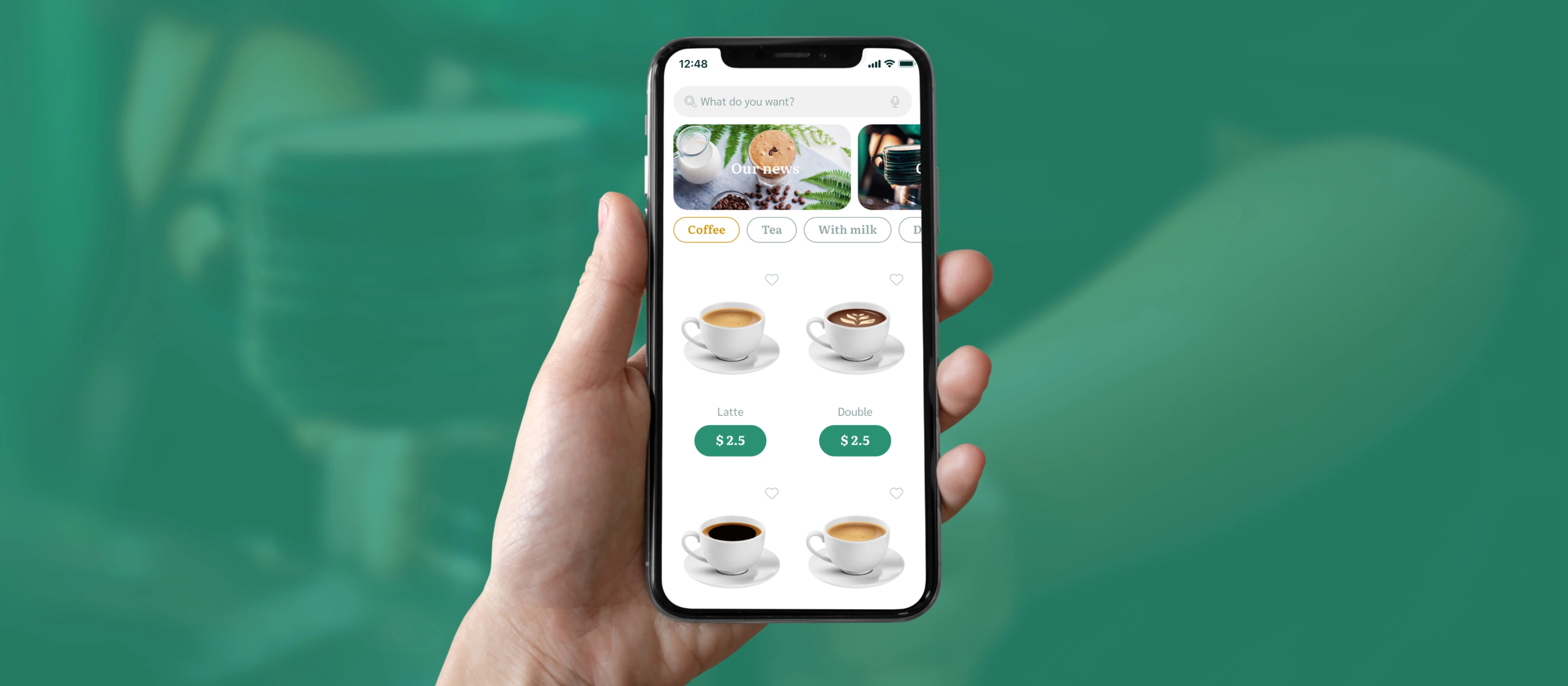 Coffee lynx: ux/ui mobile app